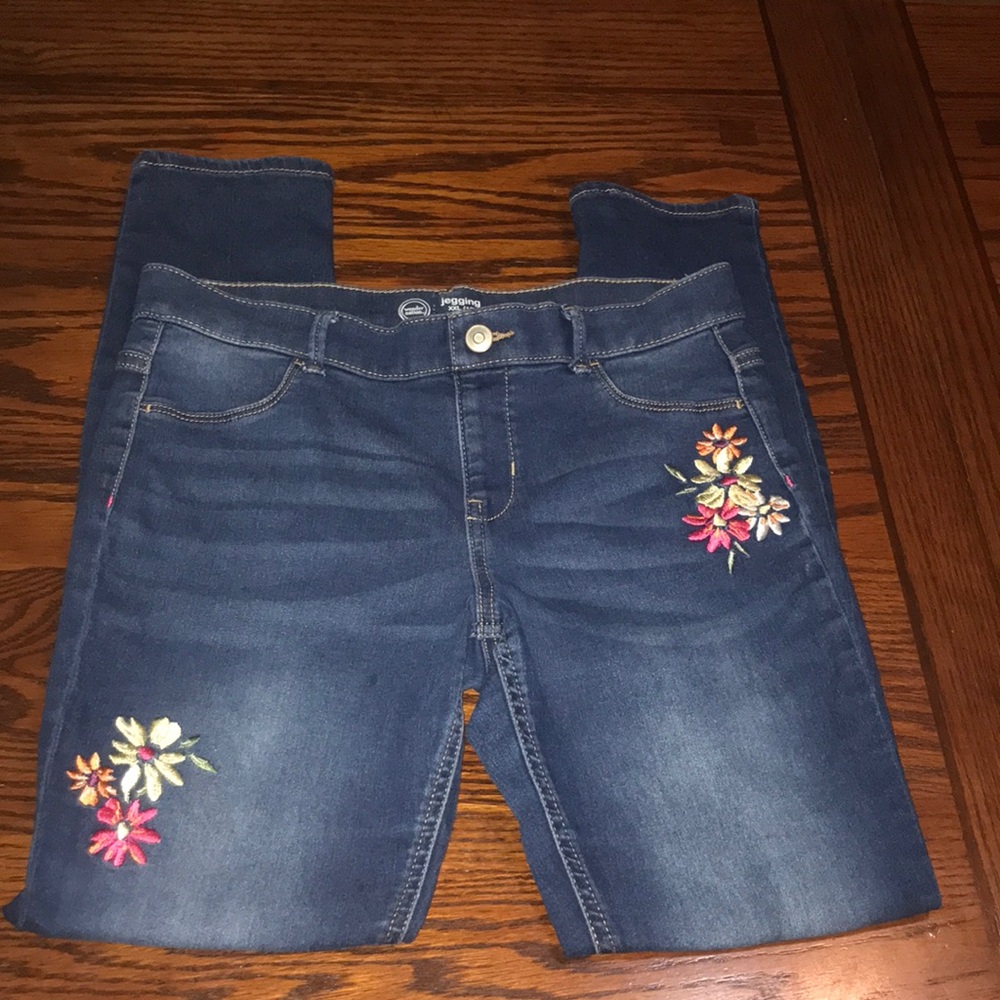Girl’s Denim Jeggings Size XXL 18